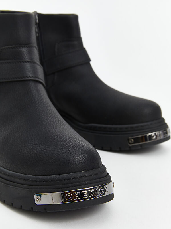 Deri Görünümlü Erkek Biker Bot - Görsel 4