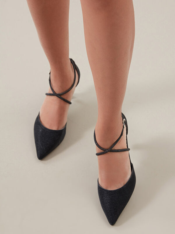 Sivri Burun Kadın Topuklu Ayakkabı - Görsel 4