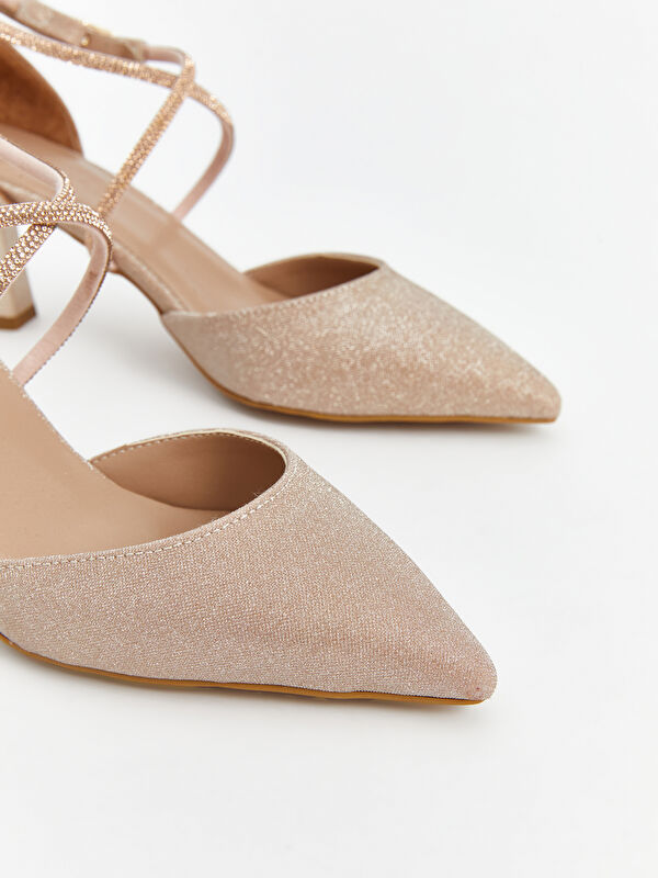 Sivri Burun Kadın Topuklu Ayakkabı - Görsel 4