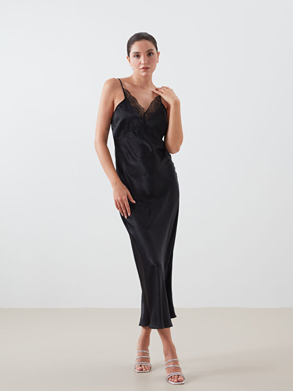 Kare Burun Kadın Topuklu Ayakkabı - Görsel 3