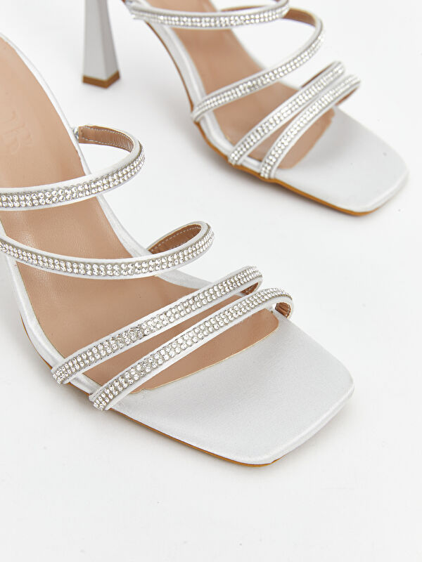 Kare Burun Kadın Topuklu Ayakkabı - Görsel 8