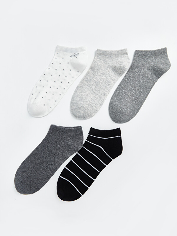 LCW DREAM Patterned Women's Trainer Socks 5 Pack