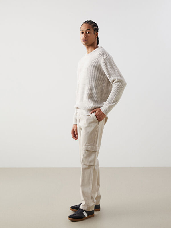 XSIDE Pantalon Cargo pour Hommes à Coupe Standard