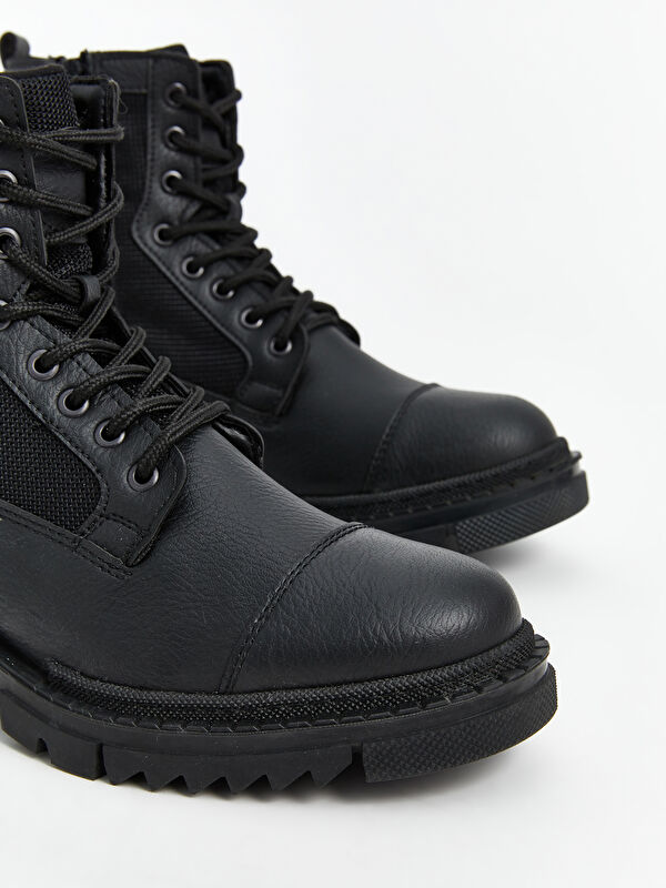 Deri Görünümlü Erkek Bot - Görsel 4