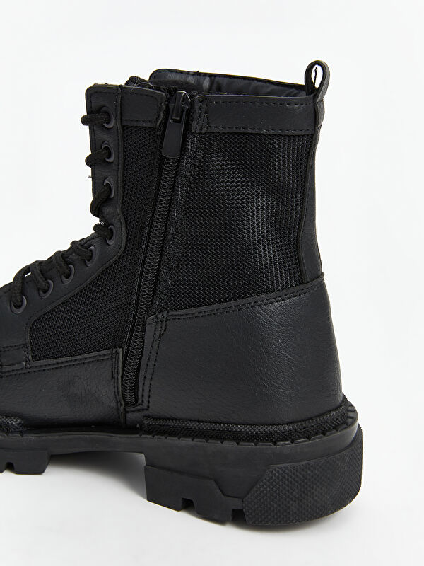 Deri Görünümlü Erkek Bot - Görsel 7