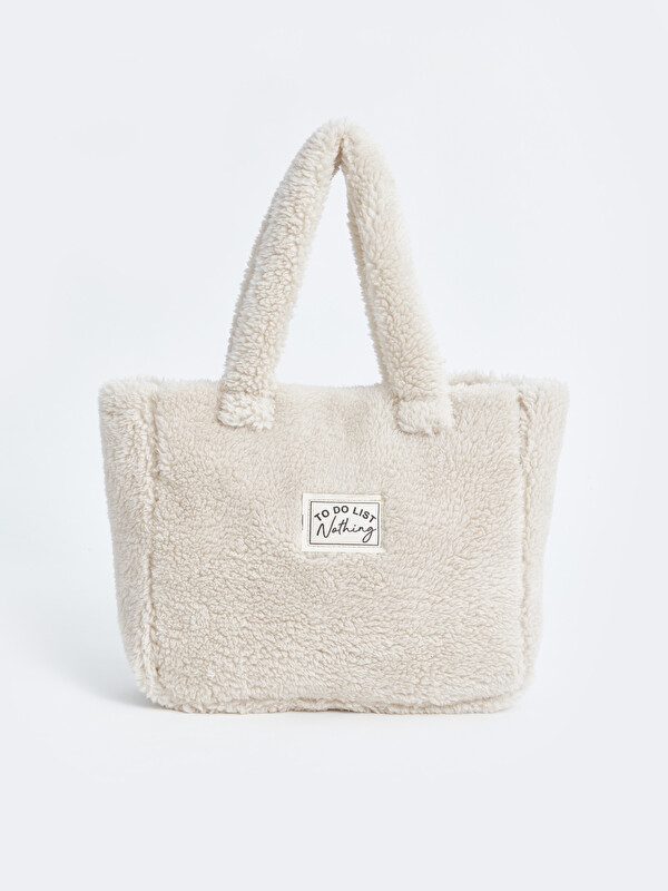 LCW ACCESSORIES Плюшевая Сумка с Верхней Ручкой Для Девочек