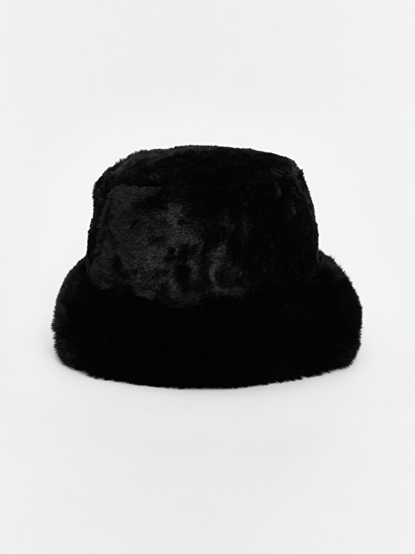 LCW ACCESSORIES Kürklü Kadın Bucket Şapka