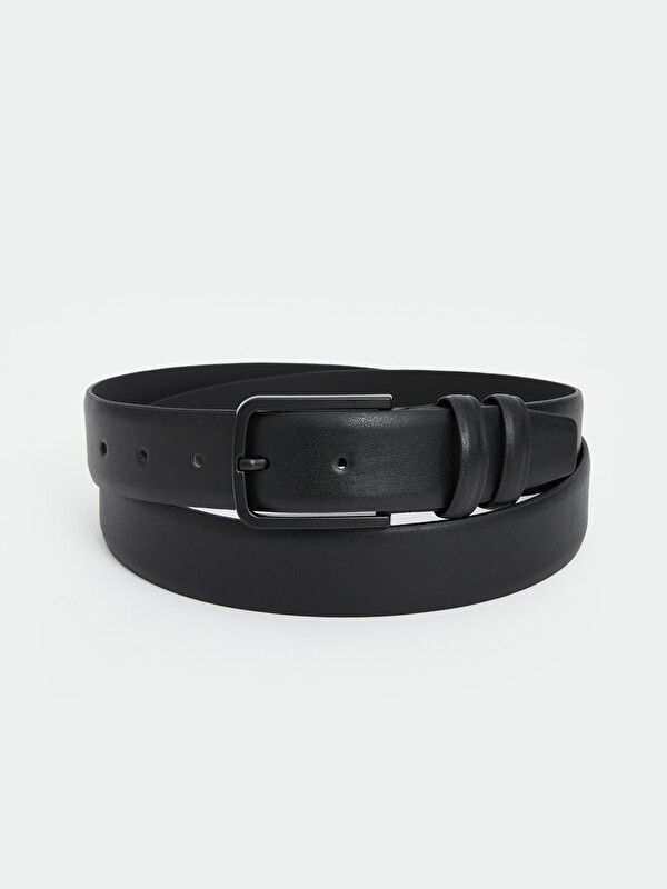 LCW ACCESSORIES Faux Leather Men's Belt