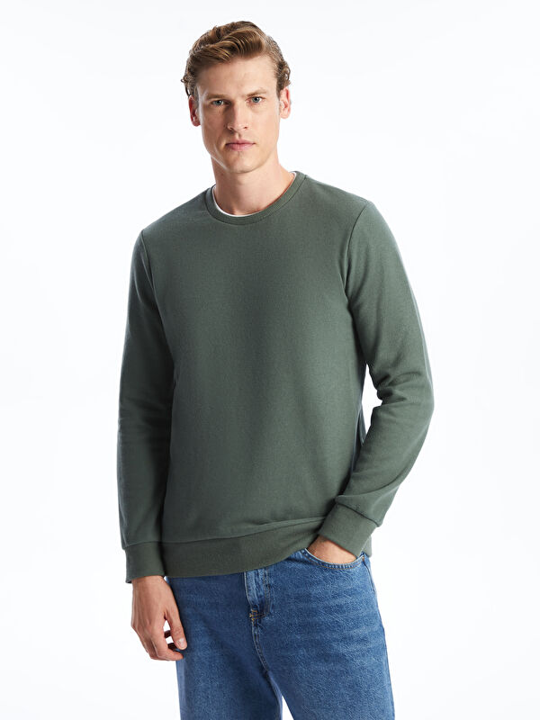 LCWAIKIKI Classic Crew Neck Men's Sweatshirt