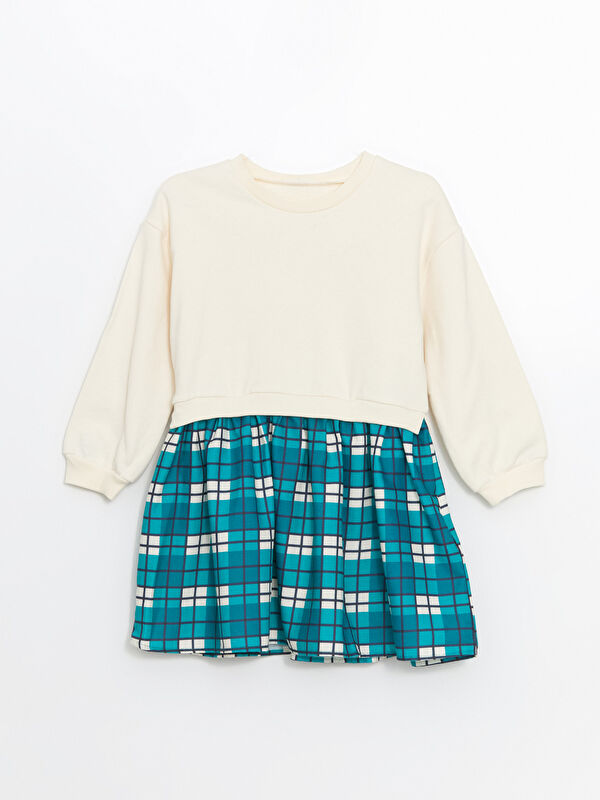 LCW Kids Crew Neck Girls' 3 Thread Dress