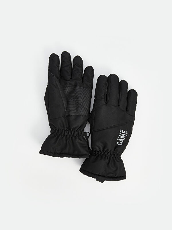 LCW ACCESSORIES Kilit Detaylı Erkek Çocuk Kayak Eldiveni