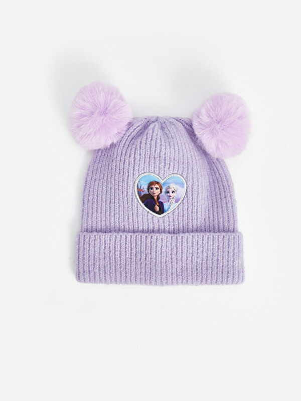 LCW ACCESSORIES Frozen Baskılı Ponponlu Kız Çocuk Bere
