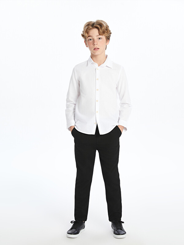 LCW Kids Beli Lastikli Erkek Çocuk Pantolon
