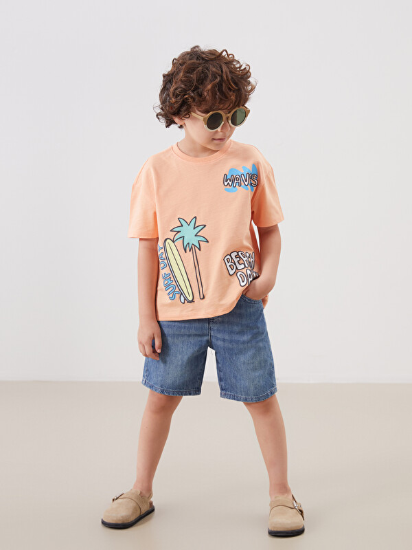 LCW Kids Basic Baby Boys' Denim Shorts