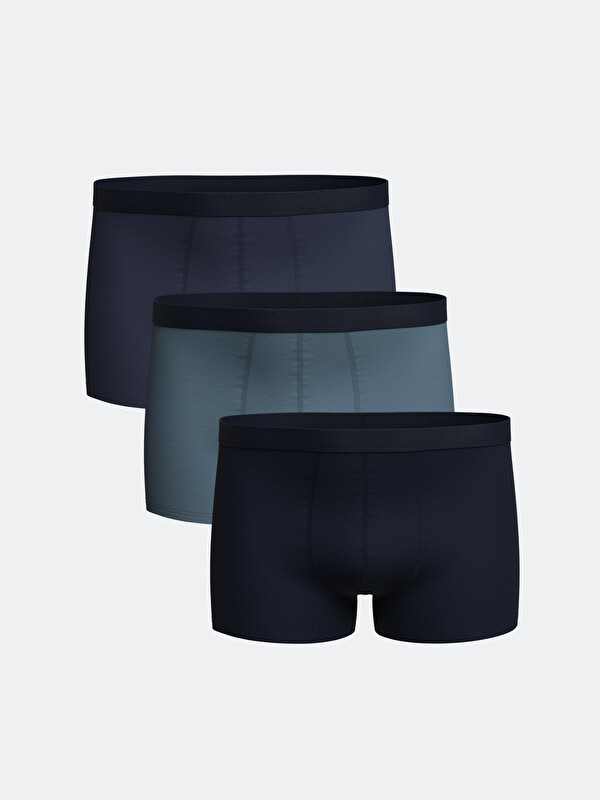 LC WAIKIKI Rahat Kalıp Pamuklu Esnek Erkek Boxer 3'lü
