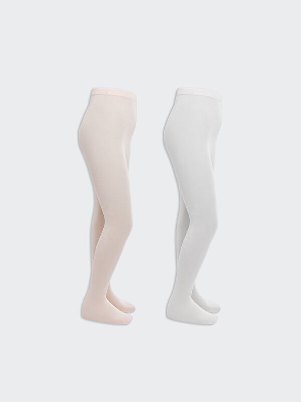 LCW Kids Collants Basiques pour Filles Lot de 2