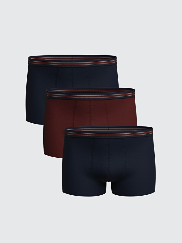 LC WAIKIKI Standart Kalıp Pamuklu Esnek Erkek Boxer 3'lü