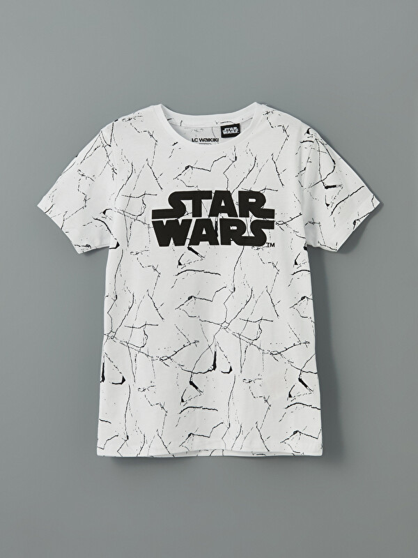 LCW Kids Star Wars Baskılı Erkek Çocuk Pijama Üstü