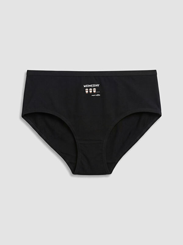 LCW Young Slogan Baskılı Bikini Külot