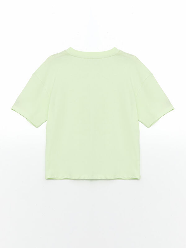 LCW Kids Crew Neck Girls' T-Shirt - S50549Z4-YTG - LC Waikiki