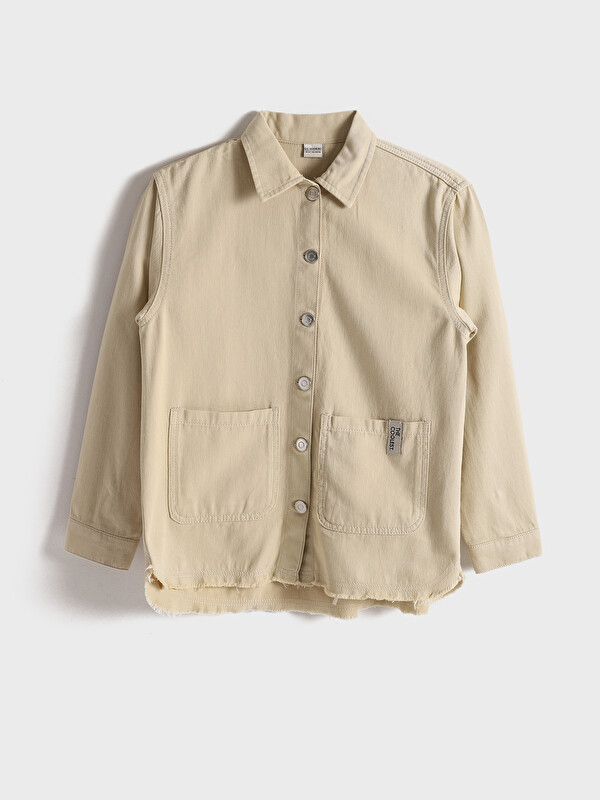LCW Kids Long Sleeve Girls' Shirt Jacket