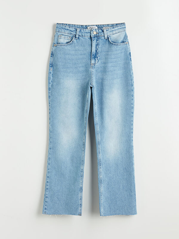 LCW Jeans Cropped Flare Women's Jeans