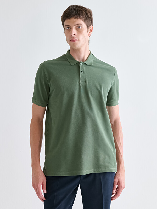 LCWAIKIKI Classic Polo Neck Short Sleeve Pique Men's T-Shirt
