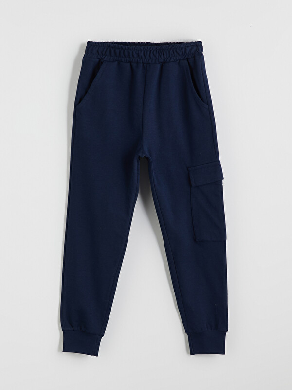 LCW Kids Elasticated Waist Boys' Cargo Sweatpants