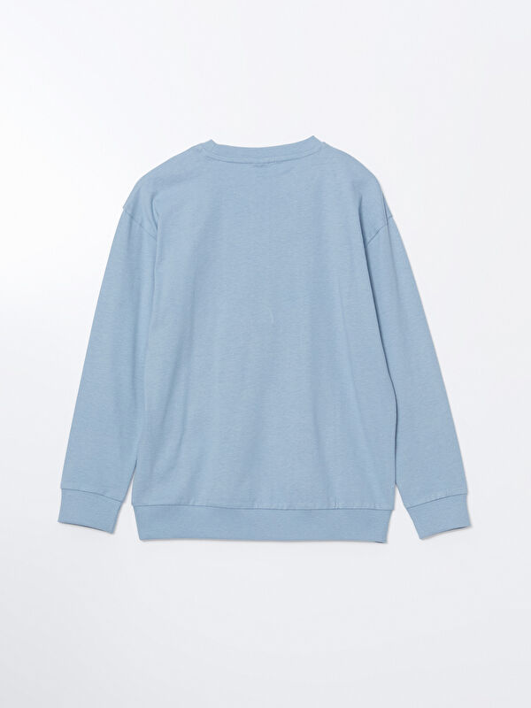 LCW Kids Mavi Bisiklet Yaka Erkek Çocuk Tişört - S52591Z4-Y9B | LCW