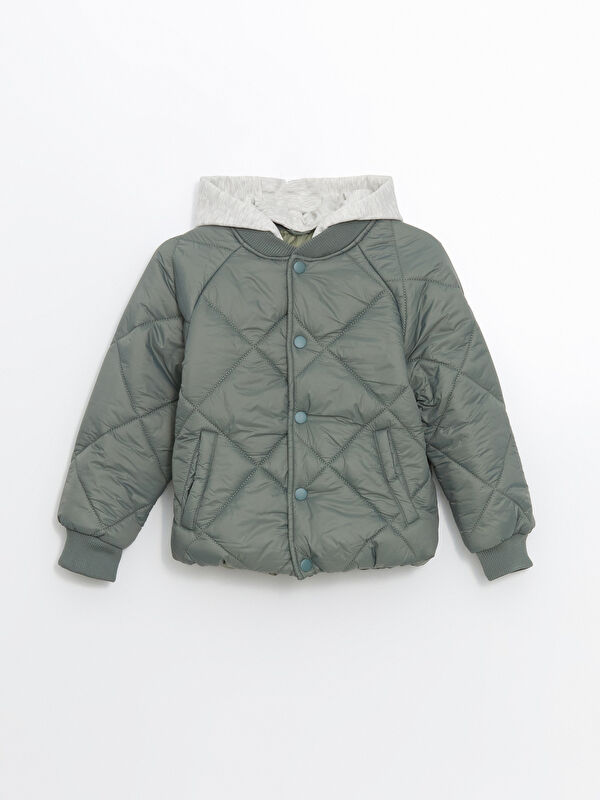 LCW Kids Kapüşonlu Erkek Çocuk Şişme Mont