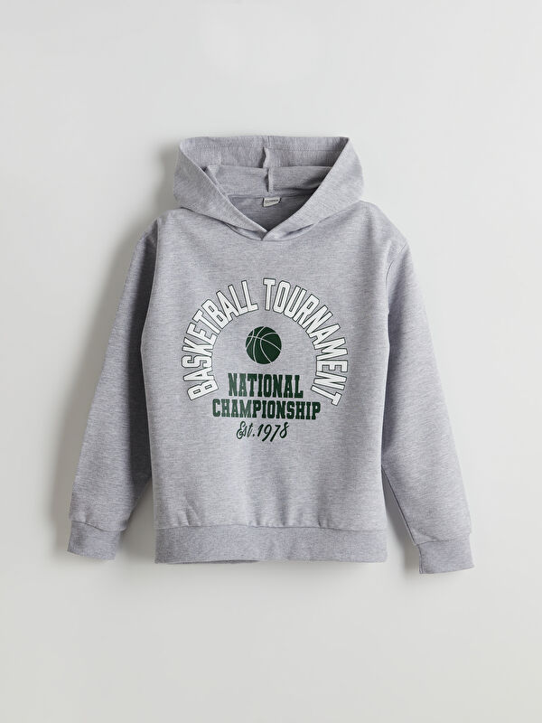 LCW Kids Kapüşonlu Erkek Çocuk Sweatshirt