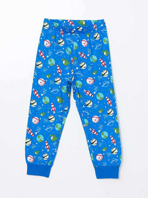 LCW Kids Baskılı Erkek Çocuk Jogger Pijama Altı