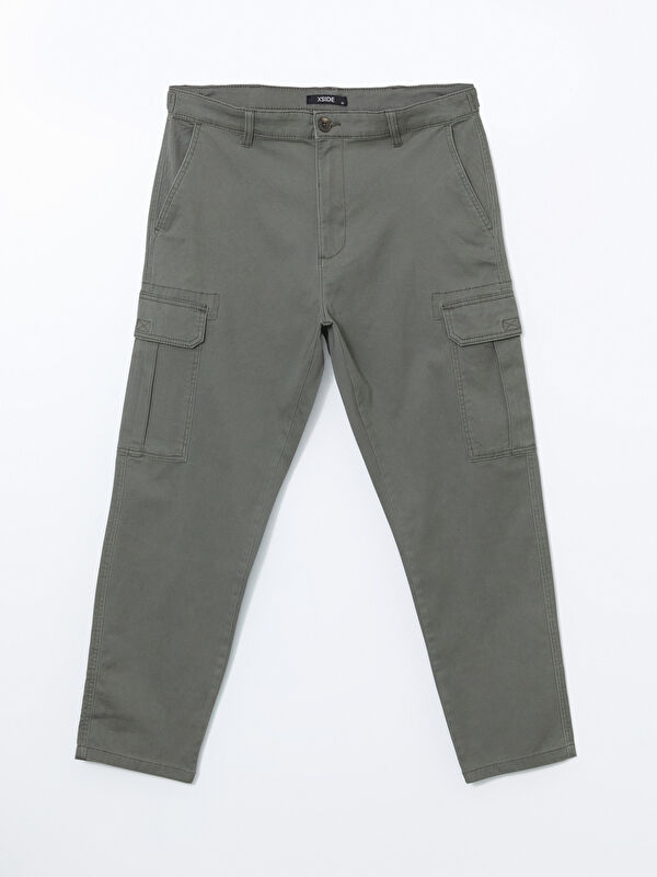 XSIDE Standard Fit Twill Men's Trousers -S53177Z8-YAG - LC