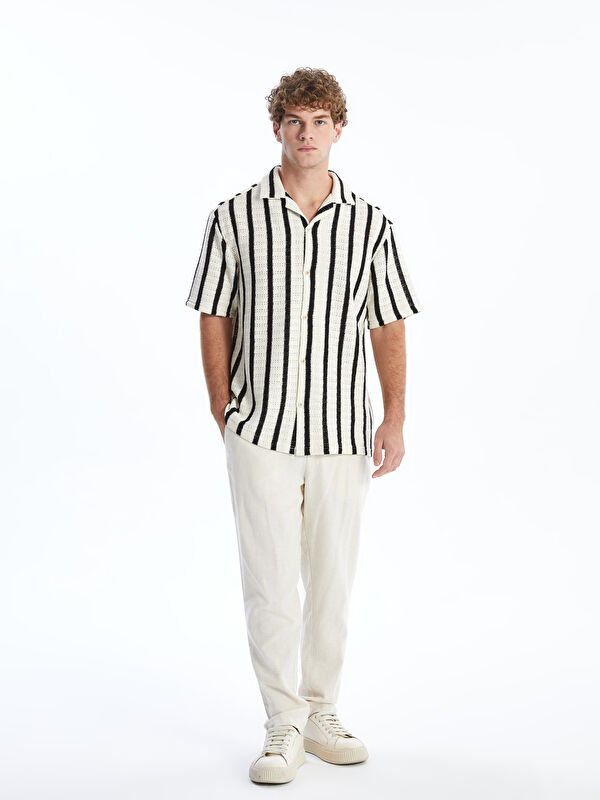再入荷！TLS　『STANDARD FIN SINGLE ８” 』 OLIVE XSIDE Relaxed Fit Men's Shirt -S53231Z8-LGS - LC Waikiki