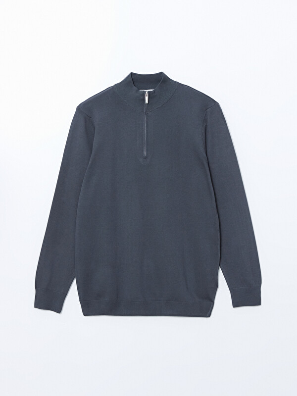 LCW Vision Funnel Neck Long Sleeve Men's Knitwear Sweater