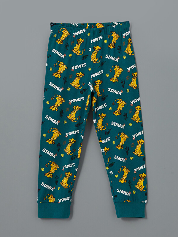 LCW Kids Aslan Kral Baskılı Erkek Çocuk Pijama Altı