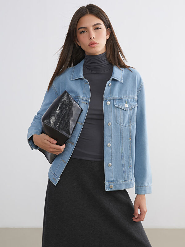 LCW Vision Oversize Women's Denim Jacket