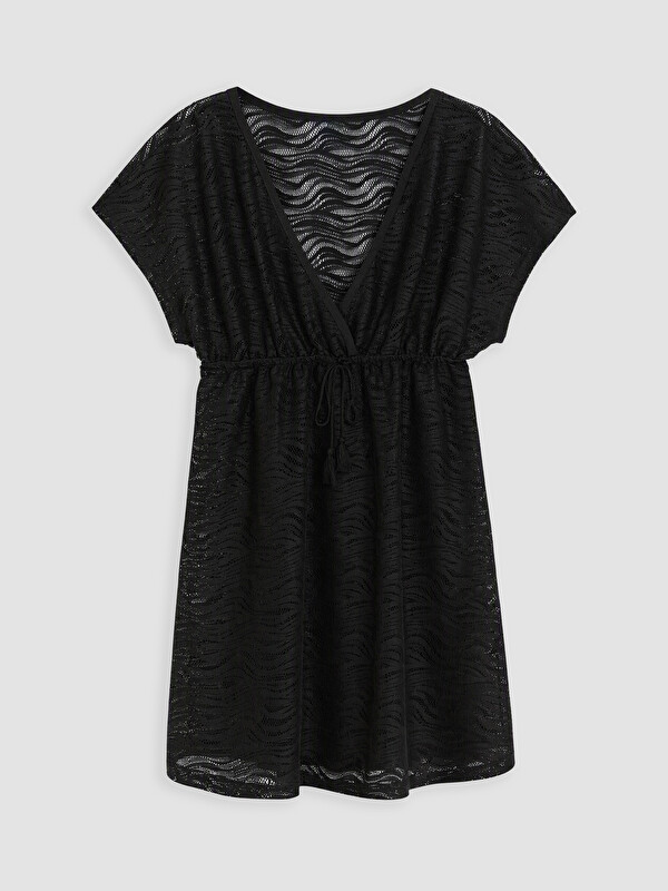 LCW DREAM Double Breasted Lace Women's Beach Dress