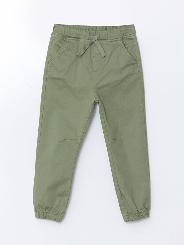LCW Kids Beli Lastikli Gabardin Erkek Çocuk Pantolon