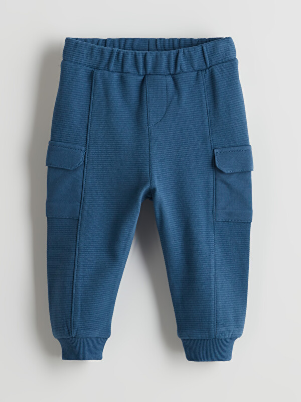 LCW baby Beli Lastikli Erkek Bebek Jogger Eşofman Alt