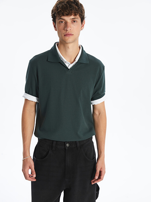 XSIDE Polo Neck Short Sleeve Men's T-Shirt