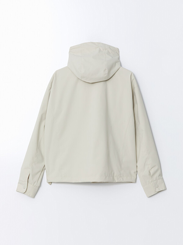 XSIDE Kapüşonlu Düz Oversize Kadın Ceket - S56086Z8-KJS | LCW