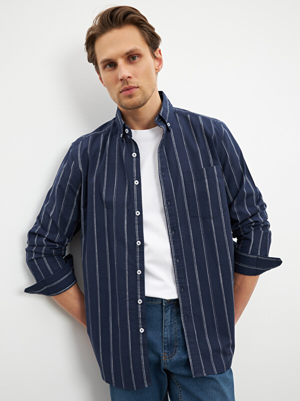 LCWAIKIKI Classic Regular Fit Poplin Erkek Gömlek