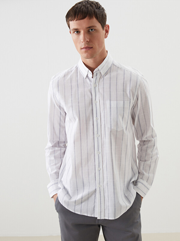 LCWAIKIKI Classic Regular Fit Poplin Erkek Gömlek