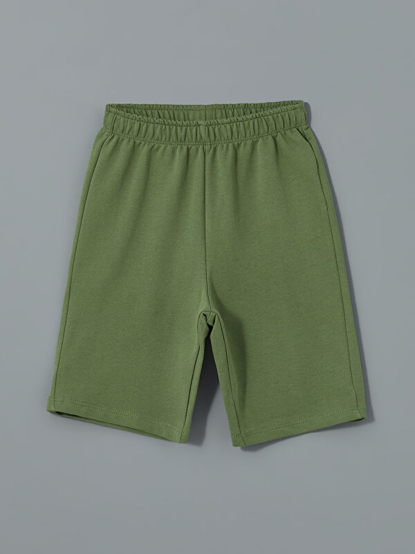 LCW Kids Beli Lastikli Basic Erkek Çocuk Şort