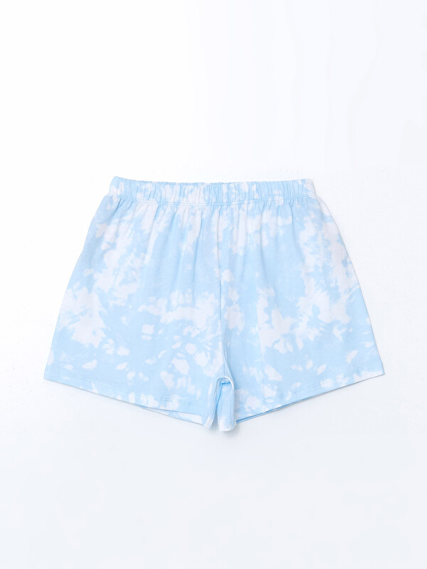 LCW Kids Batik Desenli Kız Çocuk Pijama Şort