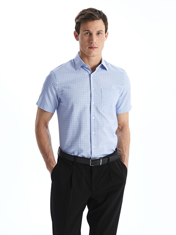 LCW BUSINESS Regular Fit Armürlü Erkek Gömlek