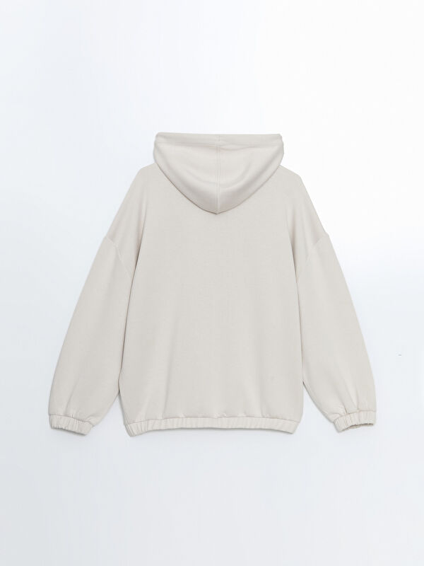XSIDE ACTIVE Hooded Oversize Women's Zipper Sweatshirt