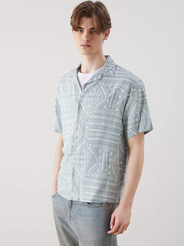 XSIDE Chemise Pour Hommes Coupe Régulière