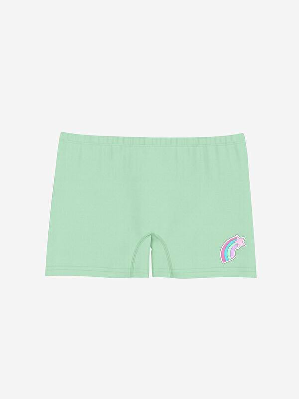 LCW Kids Baskılı Kız Çocuk Boxer